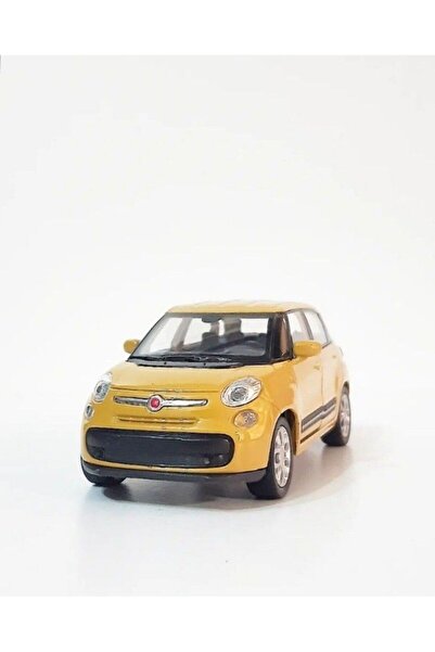 CarStore FİAT 500L 1:38 MODEL MAKET ARABA SARI/YEŞİL
