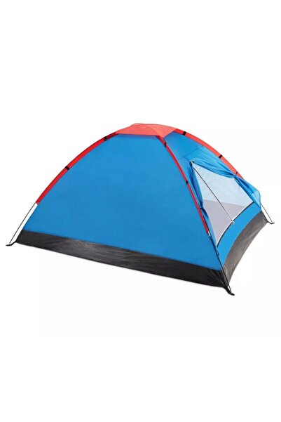 urgancıoğlu Kurulumu Kolay Taşıma Çantalı Çift Kişilik Çadır 205x150x105 Cm Mavi