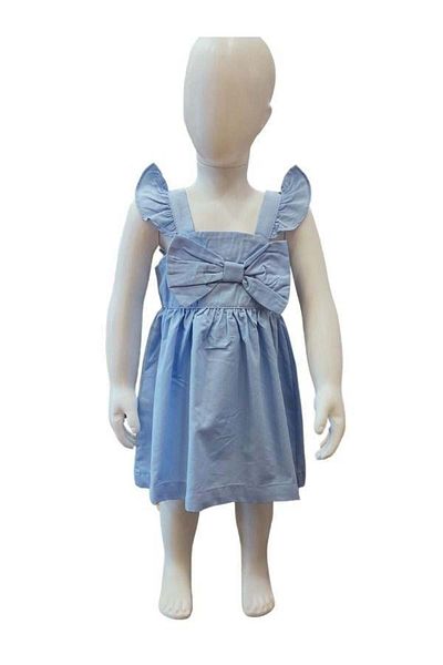 Çikoby Cotton Bow Baby Girl Dress