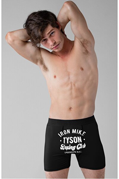 Fuddy Moda Iron Mike Tyson Boxing Club Printed - Boxeri confortabili pentru b...