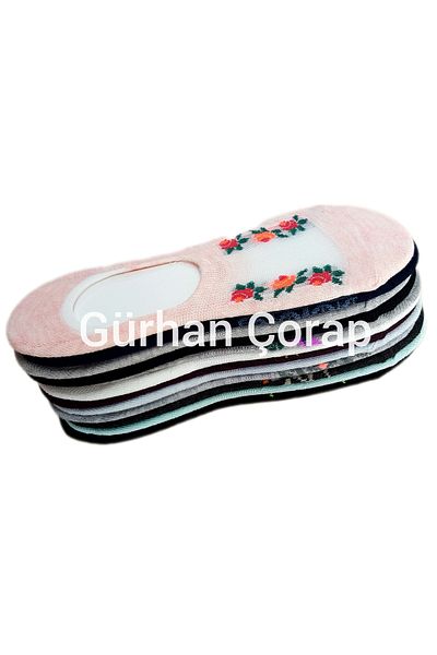 Gürhan Çorap Чорапи тип балерина с шарки от тюл от 10 части - двойно невидими