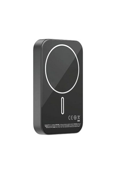 Momax Black Wireless Kablosuz Powerbank 10000mah Magsafe Uyumlu