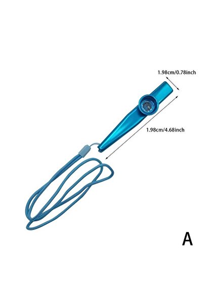 GMC MUSIC STORE Gmc Нашийний шнурок з металевим казу - Синій -