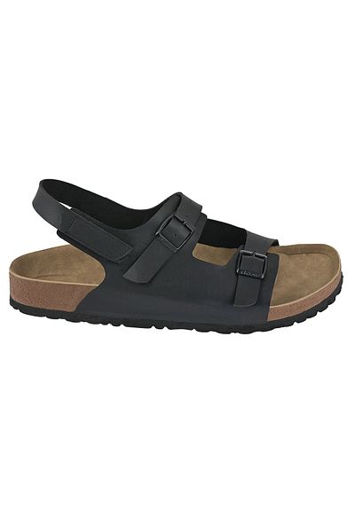 JustBow Unisex Ορθοπεδικά Μαύρα Σανδάλια