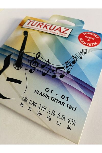 GMC MUSIC STORE Turkuaz GT-01 Classical Guitar Set String