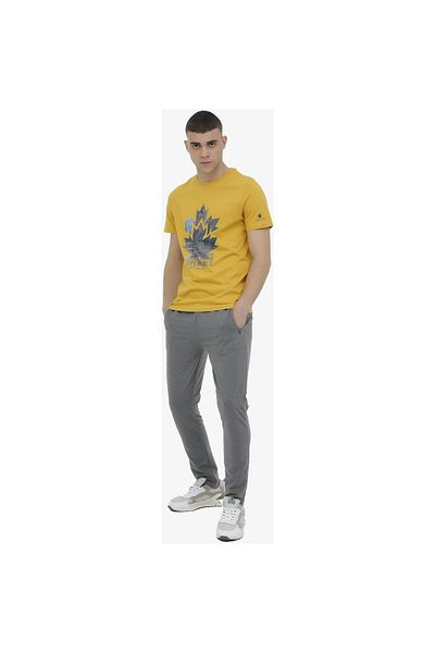 lumberjack A10149742608010 4m M-ct121 Basic T.pnt 4fx Grey Melange Men's Tracksuit Bottom