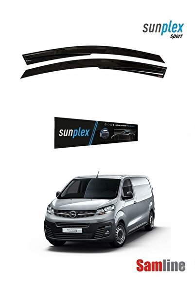 SUNPLEX Opel Vivaro 2024 Modeller için Cam Rüzgarlığı Takımı 2'li Set Mügen