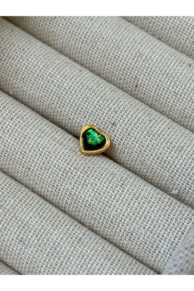 midnayt Heart Reflective Rhinestone Steel Piercing - Minimal Design