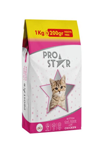 PRO STAR Tavuklu Yavru Kedi Maması 1200gr