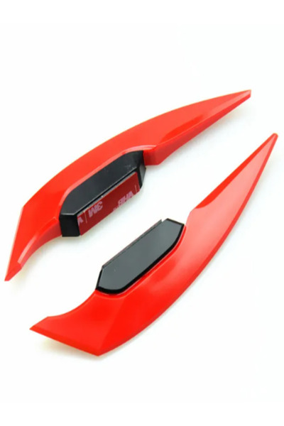 CANEREGE 2 adet motosiklet Winglet aerodinamik Spoiler kanat yan Spoile motos...
