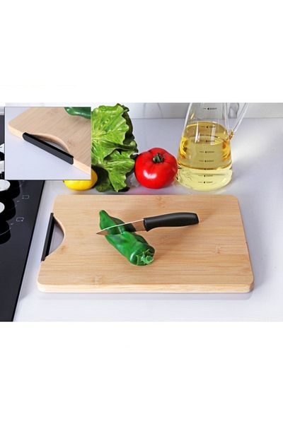 Pinkev Bamboo Bread Cutting Board 24x34 cm
