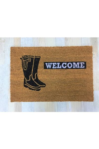 Pinkev Pvc Based Koko Bristle Door Mat 60x40cm