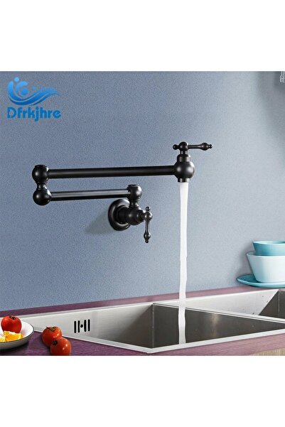 OEM Mutfak Ocak Üstü Musluk Pot Yeni Model Mat Siyah Ithal 7 Yıl Garantili