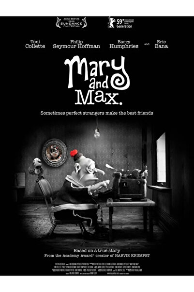 512 STORE Mary and Max Film Afiş Poster 30x42 Çerçevesiz