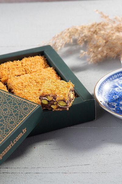 Antep Pazarı 240 Gr Special Baklava Turkish Delight - Kadayifli and Pistachio