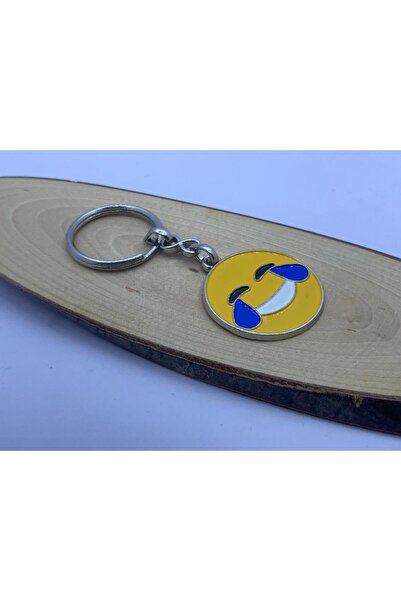 GultekinShop Mutluluk Gözyaşları Emoji Metal Anahtarlık