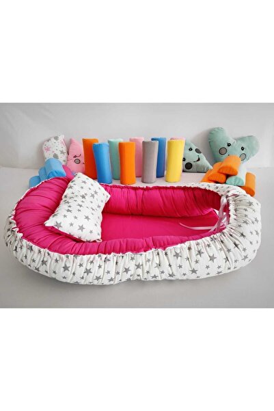 çağrı bebe Pamuklu Babynest Bebek Yatağı 40x70 Pnest-008