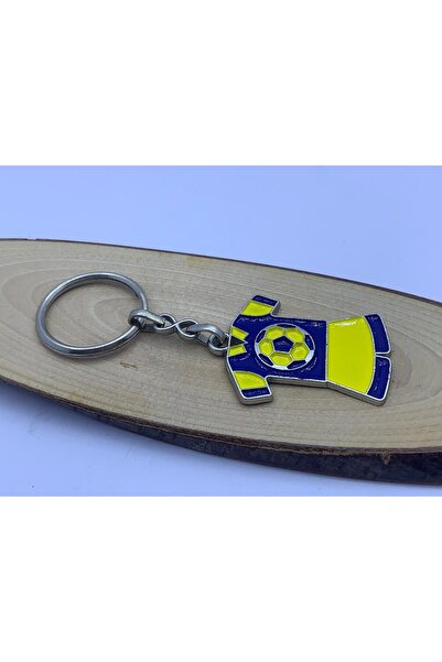 GultekinShop Sarı Lacivert Taraftar Metal Anahtarlık