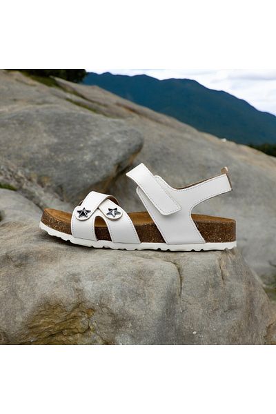 JOJO KIDS Sandale unisex pentru copii din piele naturală - velcro ortopedic