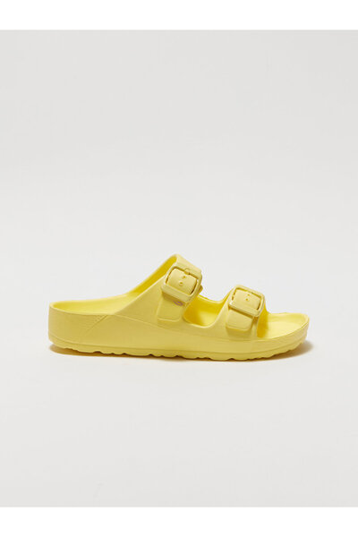 LC Waikiki LCW STEPS Buckle Detailed Double Banded Girl's Slippers