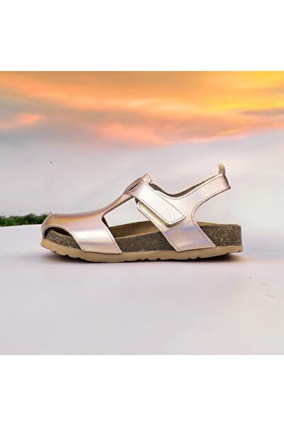 JOJO KIDS صنادل تقويم العظام من الجلد الطبيعي للفتيات