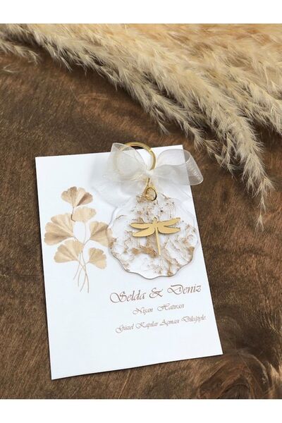 Masalsı Concept 30 Adet Zincirli Anahtarlık - Kişiye Özel - Kına Hediyesi - S...