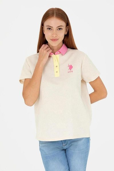 U.S. Polo Assn. Women's Cream T-Shirt