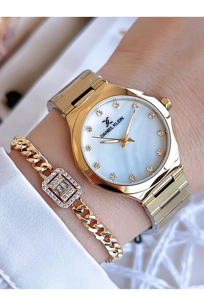 Daniel Klein Steel Band 30 Mt Waterproof Women Wristwatch Wristband BDK11.10574.3