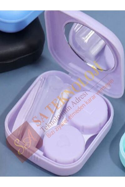 SATECHNOLOGY Lens Taşıma Saklama Kutu Ve Takma Aparatı Seti (Mor)