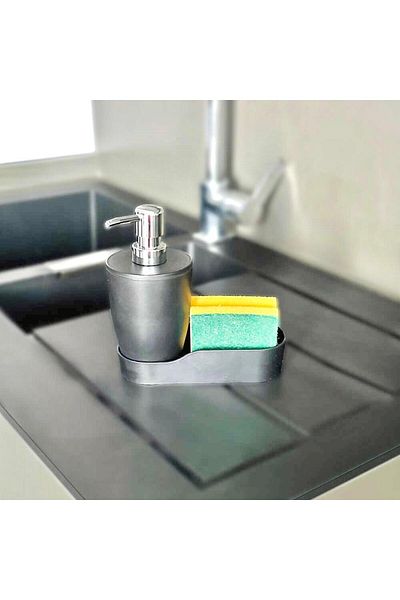 Prima Nova Primanova Pure Liquid Soap Dispenser με Θάλαμο Γκρι Home M-E91-07