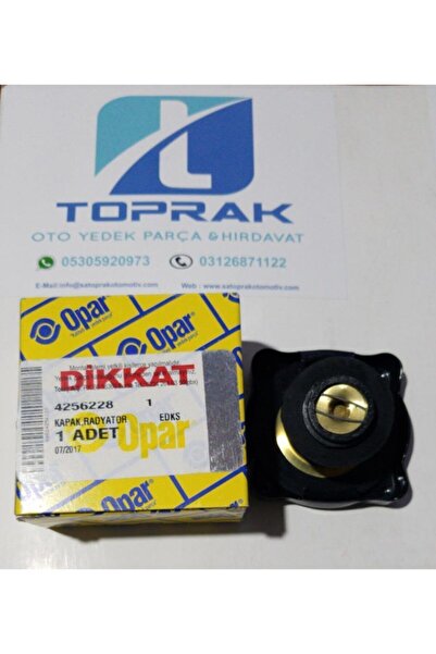 OPAR Tofaş Doğan Kartal Şahin Radyatör Kapağı 4256228