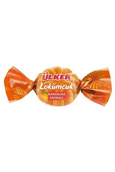 Ülker Turkish Delight Mandarin Flavored Soft Confectionery 1000 Gr