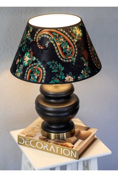 the tocco home Black Green Authentic Design Lampshade