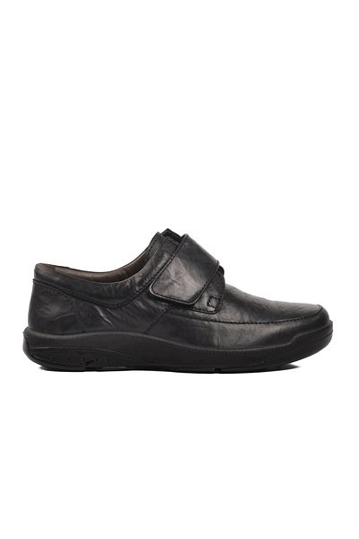 AYAKMOD 15000 Model Men's Casual Black Genuine Leather Shoes