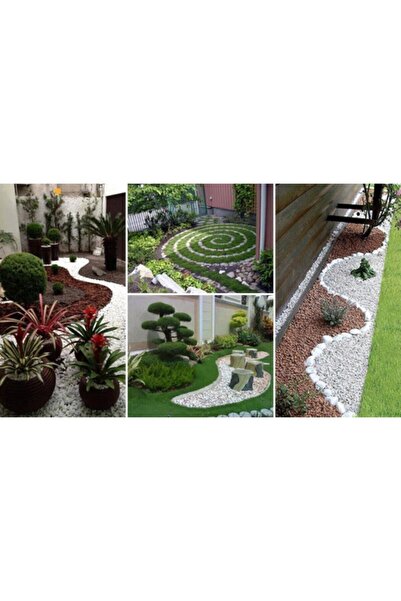 Ekodoğa Beyaz Dolomit Taş 10 kg 1,5- 2,5 cm Dekoratif Taş