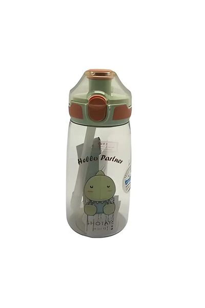 Shotay 500 Ml Cute Children's Water Bottle - Bpa Free, with Straw and Drip-Free