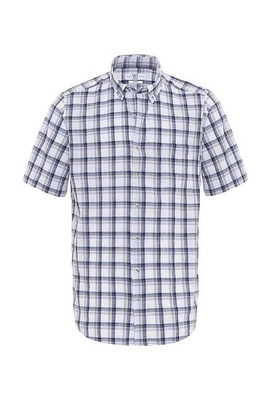 SÜVARİ Short Sleeve Regular Fit Checked Shirt