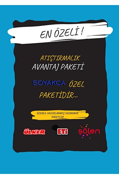 Ülker Efsane Atıştırmalık Paketi No:26 Parça. Soyakca Kalp Şeker Hediyeli