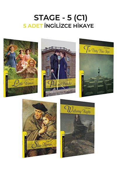 Kapadokya Yayınları İNGİLİZCE HİKAYE C1 SEVİYESİ 5 Lİ SET .