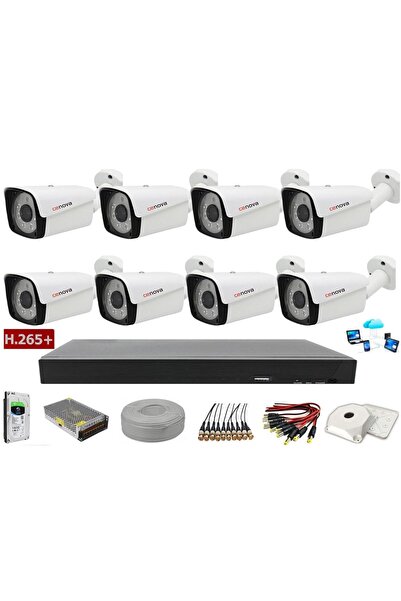 Cenova 8'li 2mp Ahd Full Set+harddisk Güvenlik Kamerası
