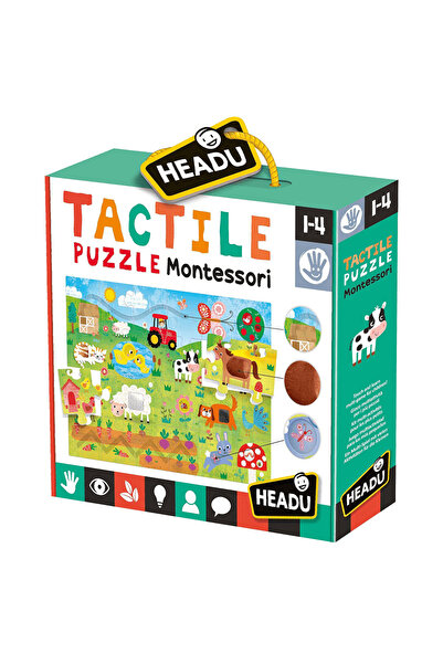 Headu Puzzle Tactile Montessori (1-4 YAŞ) Mu-23592