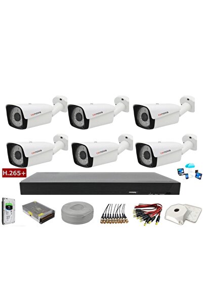 Cenova 6'lı 2mp Ahd Full Set+harddisk Güvenlik Kamerası