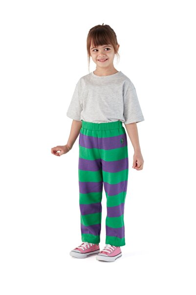 zoi zebra MOR YEŞİL SWEAT PANTOLON