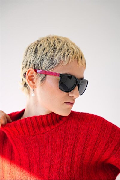 Bilge Karga Frank Red Black Güneş Gözlüğü