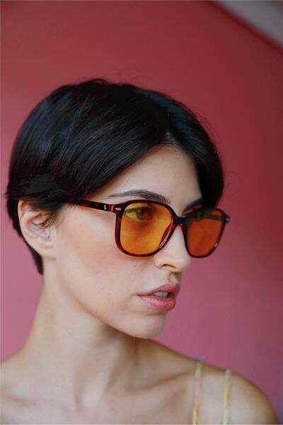 Bilge Karga Louis Leopard Yellow Sunglasses