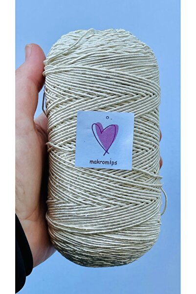 Makromİps PREMIUM 200g - SLIM SUPRA WAXED ROPE Macrame Brand Bag Runner, American Service Hobby Hand Organ Rope