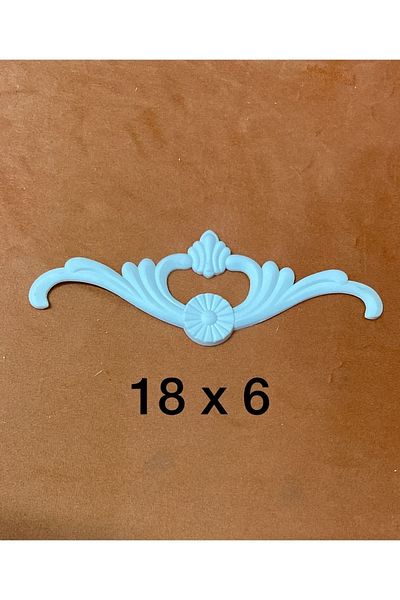 DERYA DESİNG ART Flexible Paintable Wooden Sconce - Furniture Renovation 18x6cm