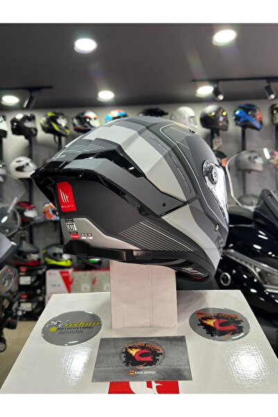 MT Helmets Thunder 4 SV R25 C2 Mat Gri Motosiklet Kaskı
