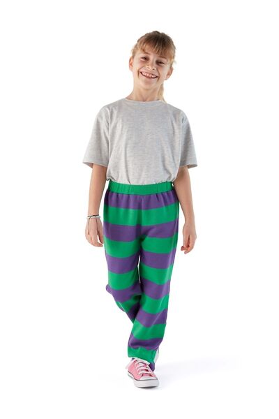 zoi zebra MOR YEŞİL SWEAT PANTOLON