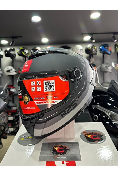 MT Helmets Thunder 4 SV R25 C2 Mat Gri Motosiklet Kaskı